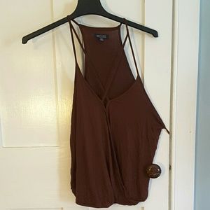 Brown tank top